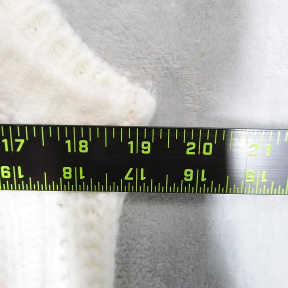 Madewell Womens XXS Cable Knit Sleeveless Sweater Vest Pullover Cream - Picture 7 of 11